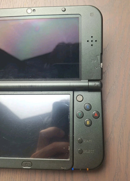 New Nintendo 3DS XL Metallic Black Console w/ Accessories Region Free Bottom IPS