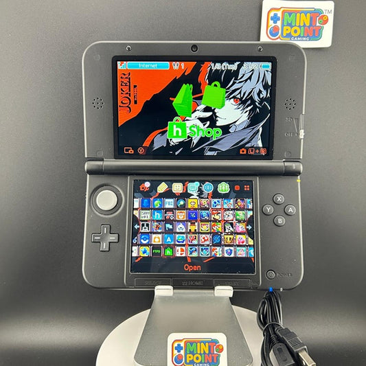 Nintendo 3DS XL Silver/ Near Mint /Full 64GB/ New Carrying Case/ 1744/ Fast Ship