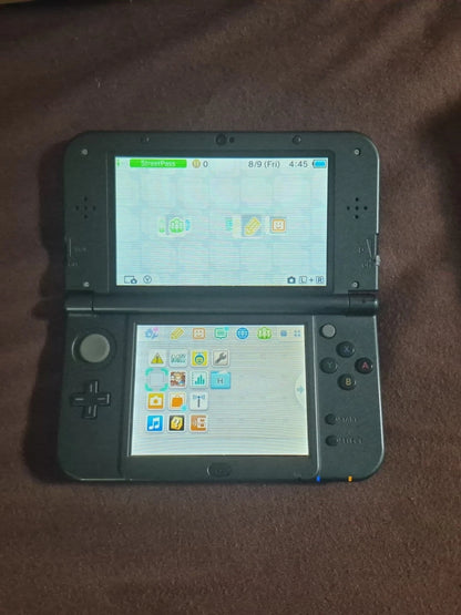 Top IPS! New 3DS XL Black With Accessories